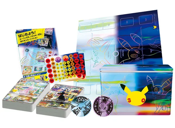 Premium Deck Set Pokémon 30th Celebration Mentali & Noctali JP — précommande import JP