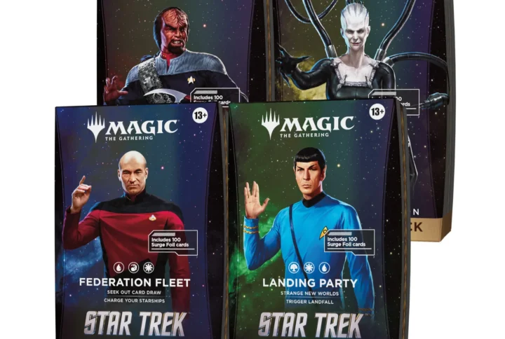 Box 4 Decks Commander Star Trek Collector's Edition EN