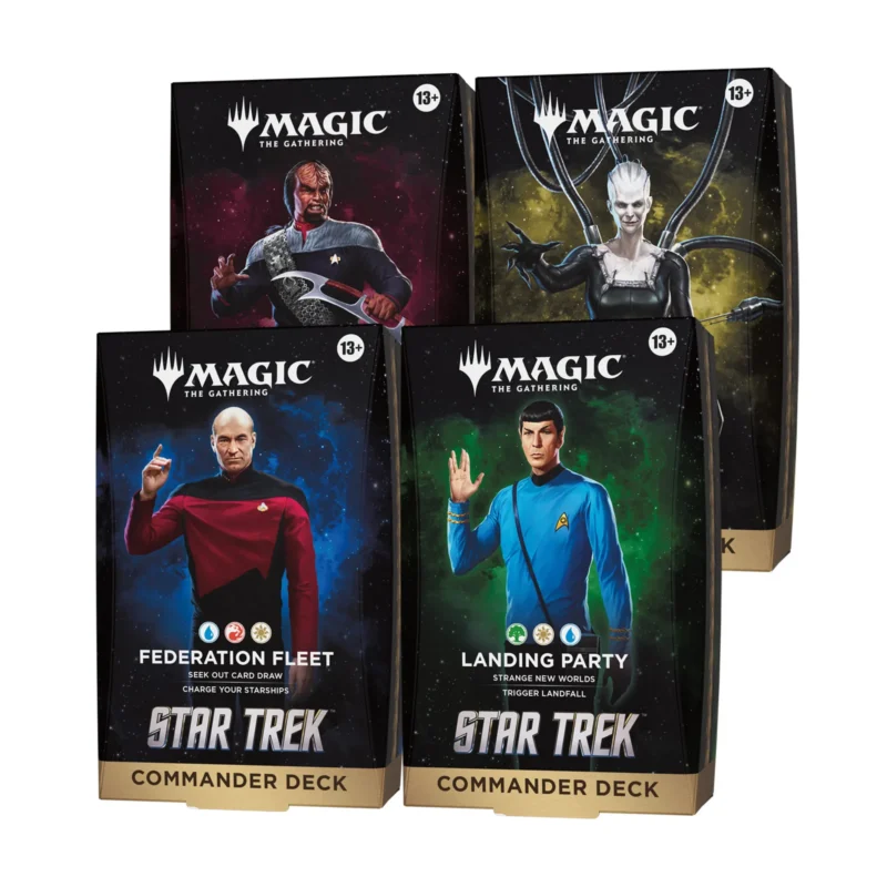 Coffret 4 Decks Commander Magic Star Trek EN