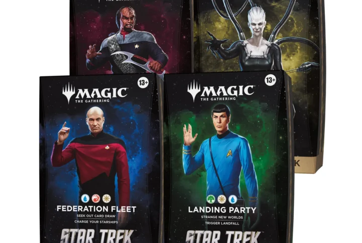 Coffret 4 Decks Commander Magic Star Trek FR
