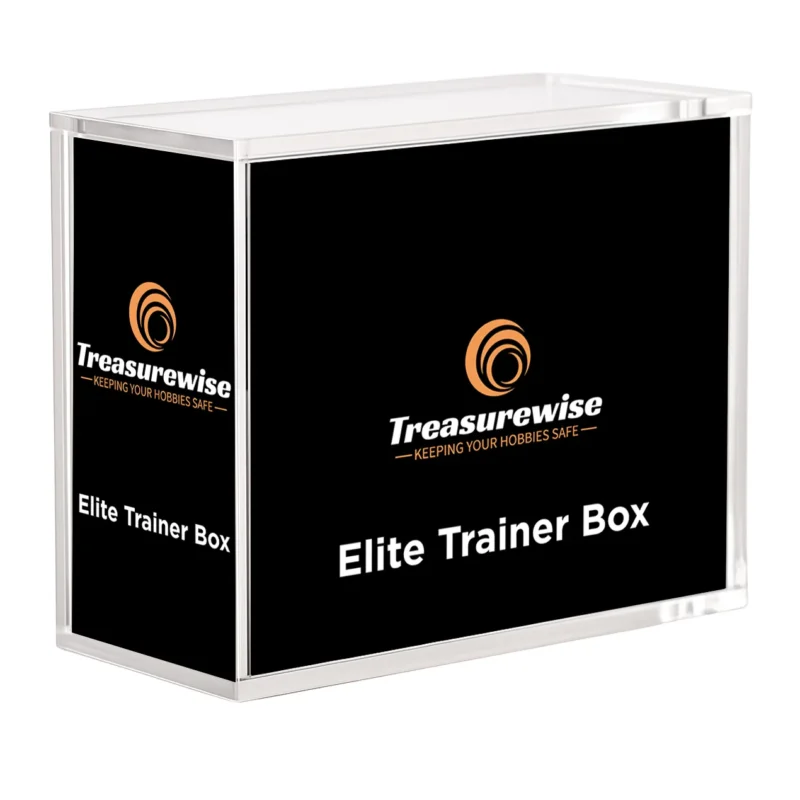 TreasureWise - Protection Acrylique pour Coffret Dresseur d'Elite Pokémon